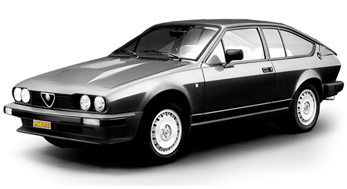 Alfetta, Giulietta, GTV6 Typ 116 (1972-1987), 75 (1985-1992)