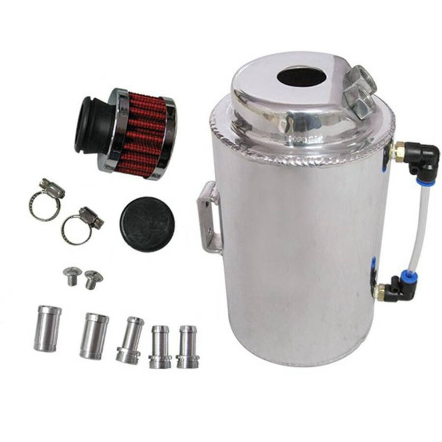 Aluminiowy zbiornik odmy oil catch tank 1,5l z filtrem IRP IRP0984 inter-rally.pl