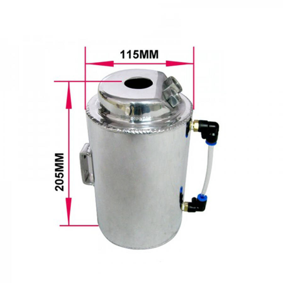 Aluminiowy zbiornik odmy oil catch tank 1,5l z filtrem IRP IRP0984 inter-rally.pl