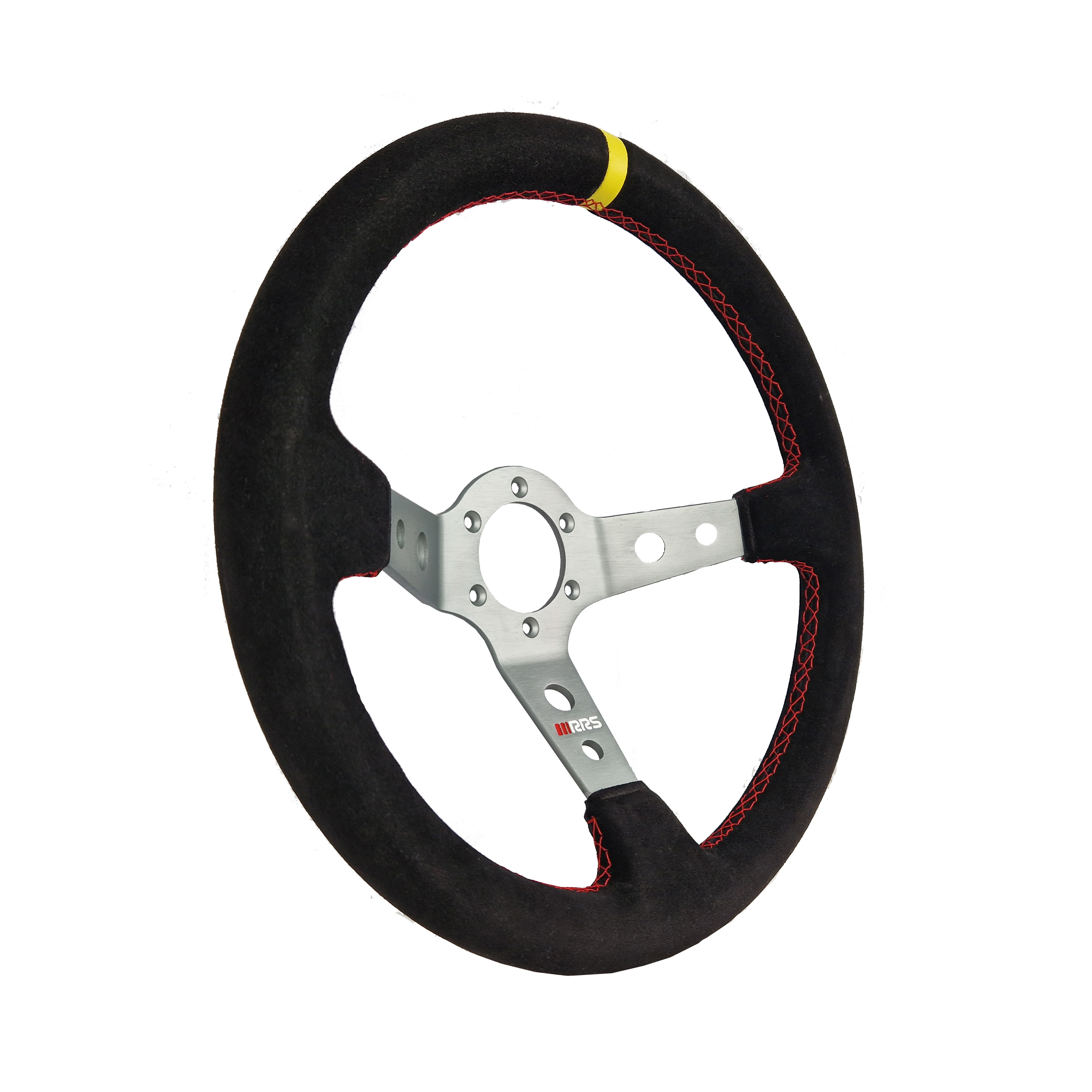 Czarna kierownica zamszowa RRS CORSA RRS0096 inter-rally.pl