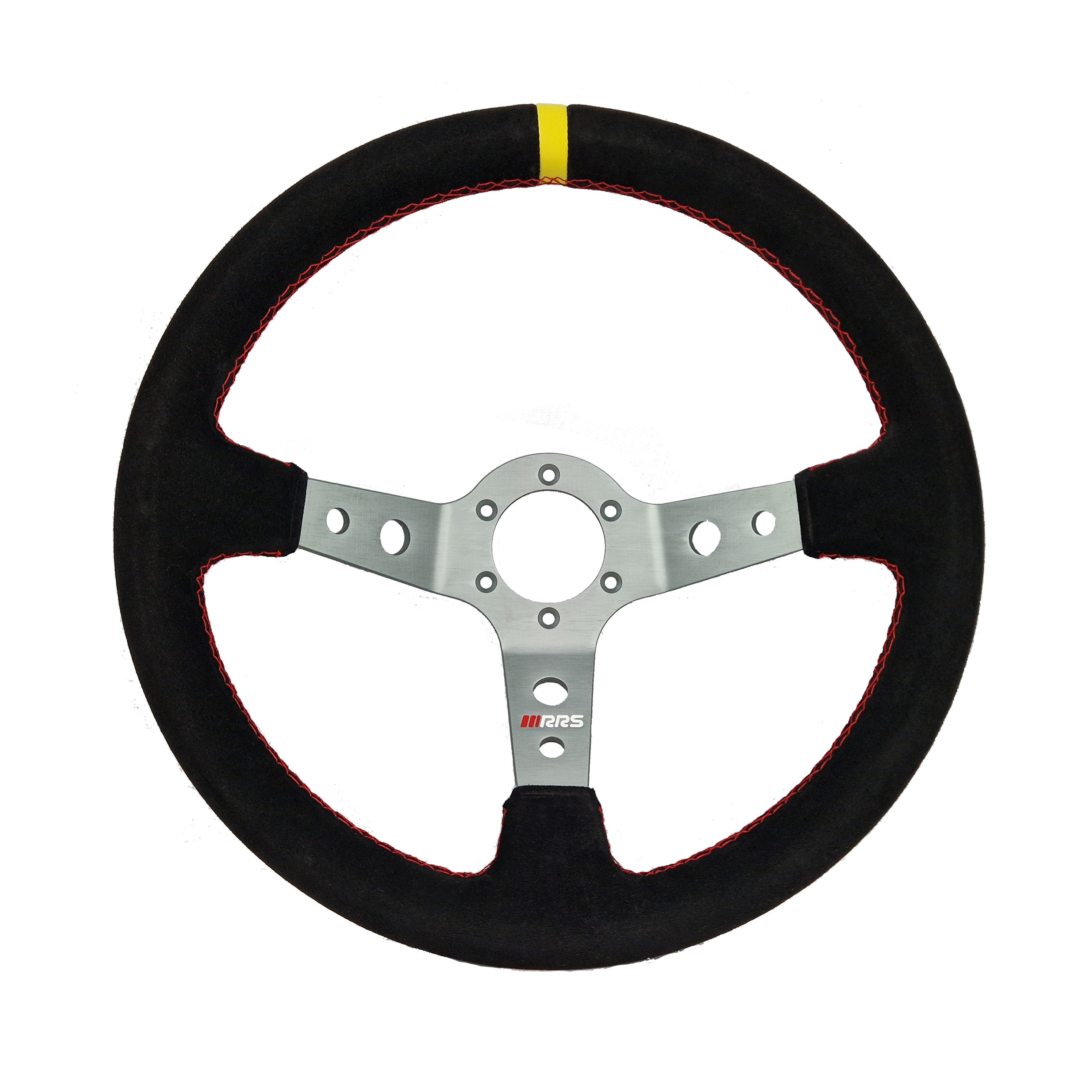 Czarna kierownica zamszowa RRS CORSA RRS0096 inter-rally.pl