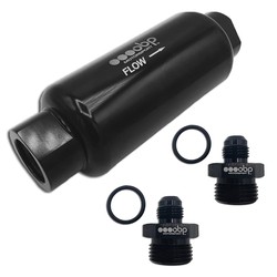 OBP Max Flow fuel filter with adaptors