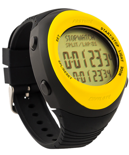 Fastime RW3 pilot's watch black/yellow || Inter-Rally Shop