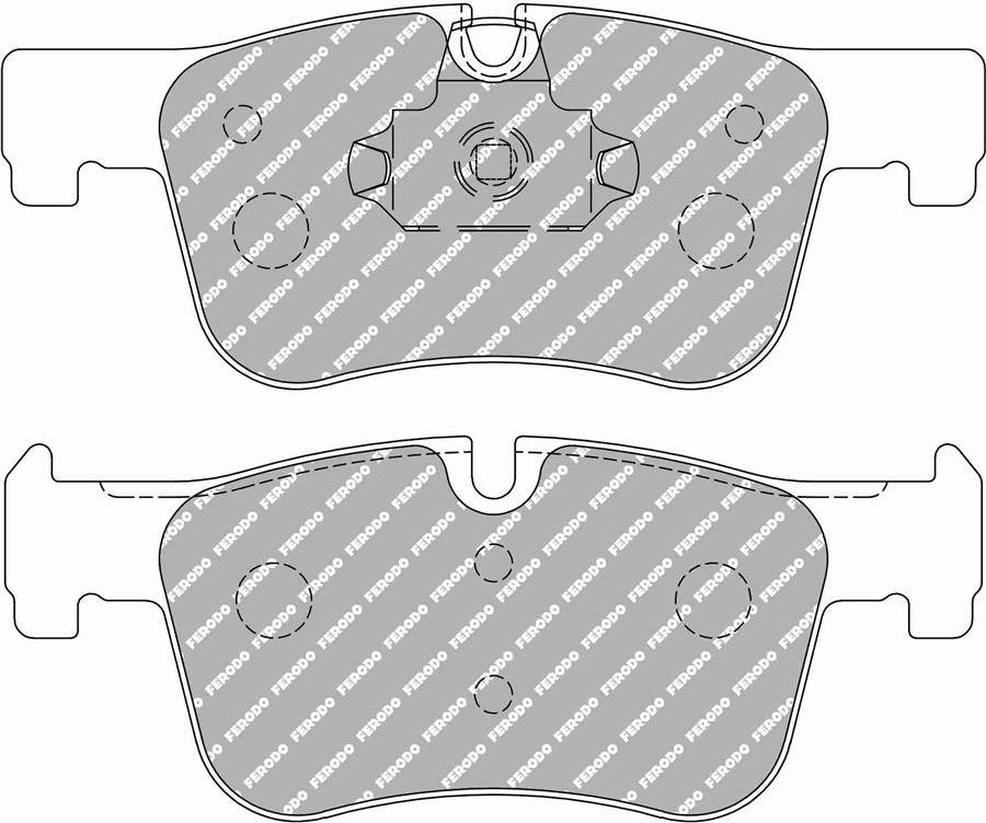 Ferodo Racing front brake pads DS2500 BMW 4 Gran Coupe (F36) - FCP4489H