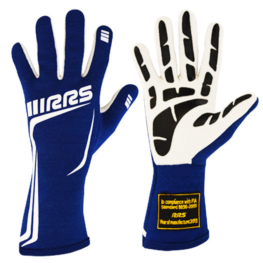 Guantes ignífugos FIA RRS FIA RRS DYNAMIC 2 gloves (External seams) - Black  - FIA 8856-2018