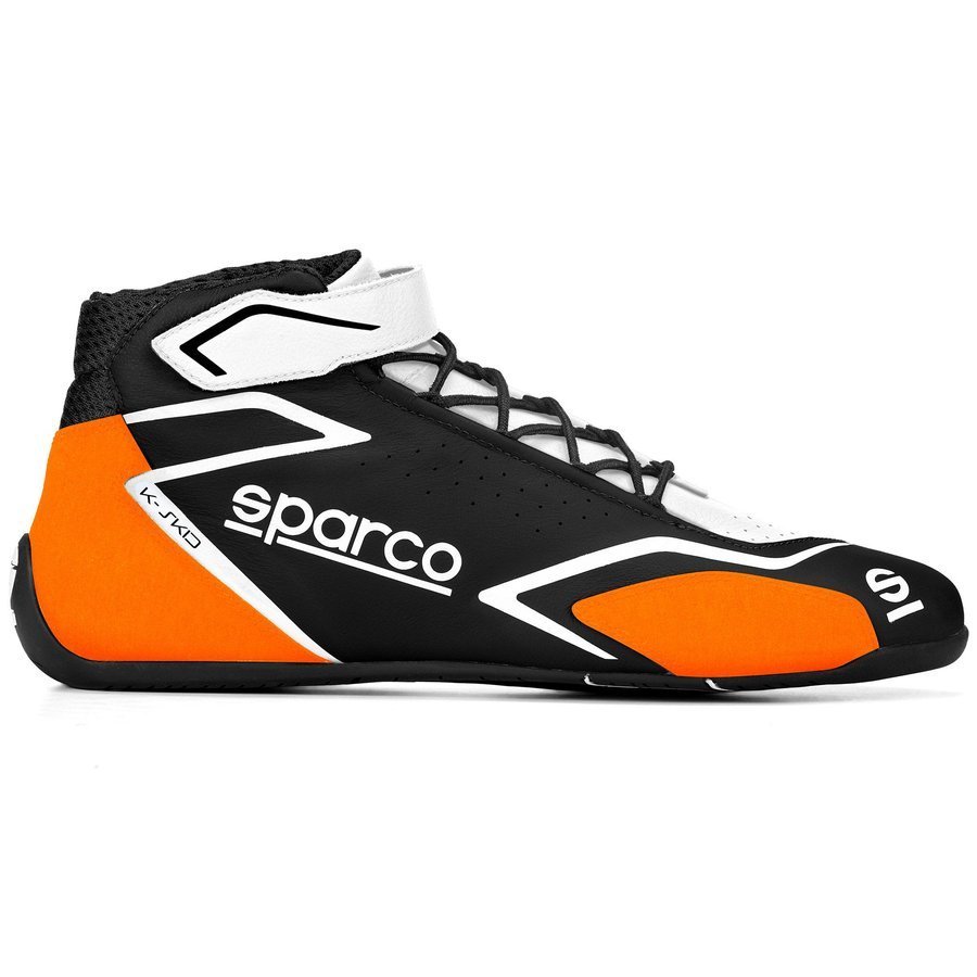 Size: 45, Red/Black Sparco K-Skid Karting Shoe 001277 