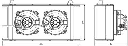 235mm Oil Cooler Shroud Kit