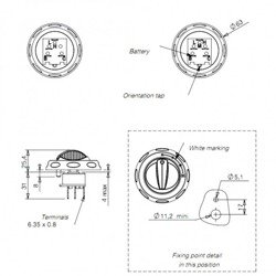 4 Position Rotary Fan Switch