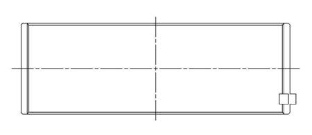 ACL Conrod Bearing Shell BMW S50B30 0.025mm