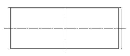 ACL Conrod bearing shell Ford/Volvo 2.5L 5-cyl 0.25mm