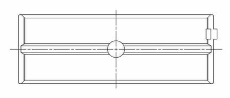 ACL Main Bearing Shell Chevy 366/396/402/427/454ci V8 .011'