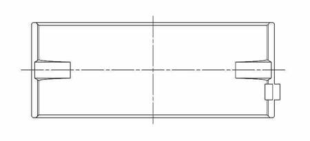 ACL Main Bearing Shell Ford YB Cosworth 0.25mm