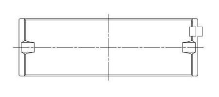 ACL Main Bearing Shell Hyundai G4KF 2.0T 0.025mm