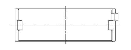ACL Main Bearing Shell Mazda B6/B6-T/BP/BP-T/ZM 0.25mm