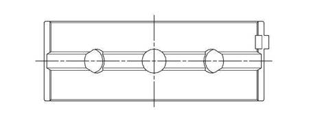 ACL Main Bearing Shell Toyota 1RZ/2RZ/3RZ(2/2.4/2.7L)