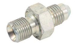 Aeroquip nipple, 1/8 BSP to M10x1