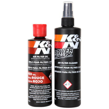 Air filter oil and cleaner set