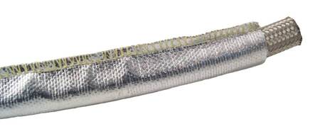 Aluminized heat shield / sleeve for cables and hoses / IRP conduit