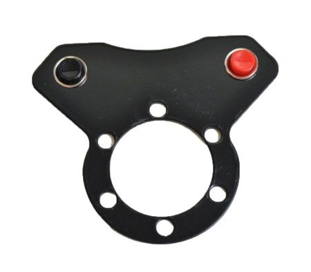 Aluminum plate for 2 buttons on the IRP steering wheel