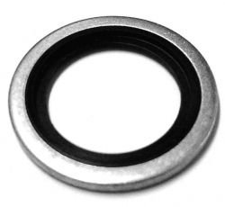 Aluminum-rubber O-ring for 1/2 BSP nipple