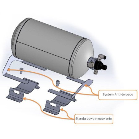 Anti-torpedo OMP adapter for firefighting systems