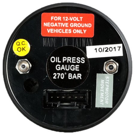 Auto Gauge Oil Pressure Gauge - SMOKE
