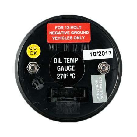 Auto Gauge Oil Temperature Gauge - Clear