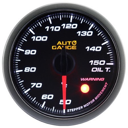 Auto Gauge Oil Temperature Gauge - SMOKE WARNING