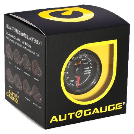 Auto Gauge Water Temperature Gauge - SMOKE