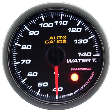 Auto Gauge Water Temperature Gauge - SMOKE WARNING 60mm