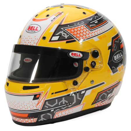 Bell RS7-K Stamina Yellow Karting Helmet