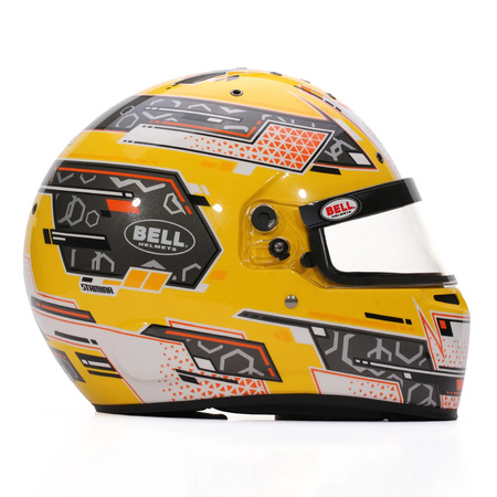 Bell RS7-K Stamina Yellow Karting Helmet