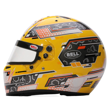 Bell RS7-K Stamina Yellow Karting Helmet