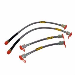 Braided brake lines Audi 80 RS2 - TAU0113-6P