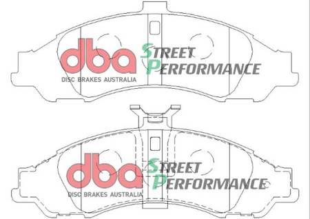 Brake Pads Street Performance Hawk HB460x.580 front - DB1331SP CHEVROLET M.East S.Africa HOLDEN Aust NZ OPEL Monaro VAUXHALL