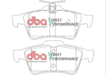 Brake Pads Street Performance Hawk HB478x.605 rear - DB1763SP CADILLAC BLS CITROEN C5 DAIMLER Super Eight V8 FORD Aust NZ C-Max Mk1 Mk2 Focus Mk3 CC Grand Kuga Tourneo Connect Transit HOLDEN JAGUAR S-Type XF X250 Sportbrake XJ XJ6 XJ8 XJR XK XKR MAZDA 3