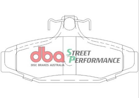 Brake Pads Street Performance rear - DB1376SP FORD Aust NZ S.Africa Fairmont AU BA BF V6 EF Falcon HOLDEN