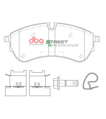 Brake Pads Street Performance universal - DB15134SP