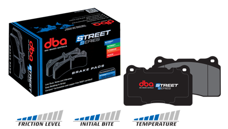 Brake Pads Street Series rear - DB8849SS AUDI Q3 quattro F3 S3 8V TT 8S TTS CUPRA Ateca SEAT Alhambra 7N Leon 5F Tarraco SKODA Kodiaq Octavia 5E Superb 3T 3V VOLKSWAGEN Arteon CC Golf Mk7 Clubsport S Performance Package TCR Mk8 Passat B7 B8 Alltrack 3G