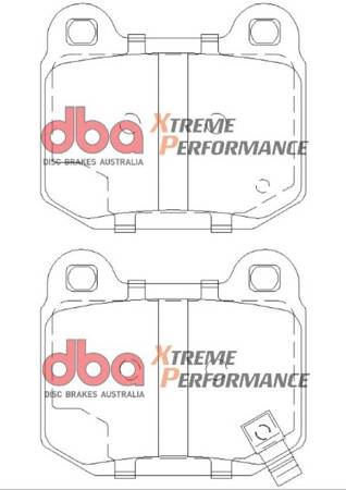 Brake Pads Xtreme Performance ECE R90 certified Hawk HB180x.560 rear - DB1521XP MASERATI Ghibli AM336 Quattroporte AM337 MG ZT-T ZT NISSAN Aust NZ 350Z Skyline R32 V Spec R33 R34 V35 V35 Stagea C34 ROVER 75 SUBARU BRZ Forester Impreza RB320 WRX STi