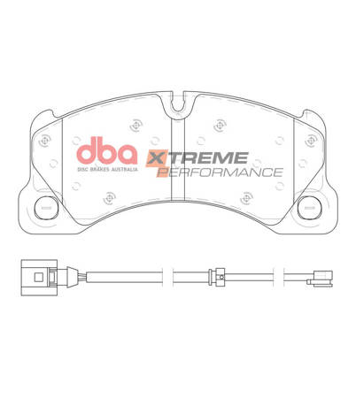 Brake Pads Xtreme Performance front - DB15182XP MERCEDES-BENZ C-Class W205 C250 TD 4Matic C300 Hybrid de e C350 C400 Cabriolet A205 C43 AMG Coupe C205 Estate S205 CLS C257 CLS300d CLS350 E-Class A238 E350