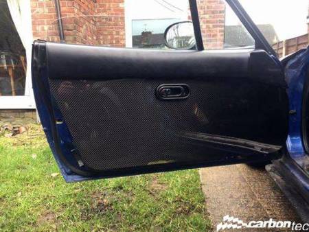 Carbon door cards Ford Mazda MX5 NA