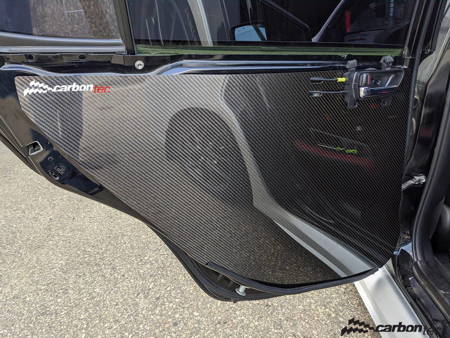 Carbon door cards Subaru WRX STI 2014- front rear