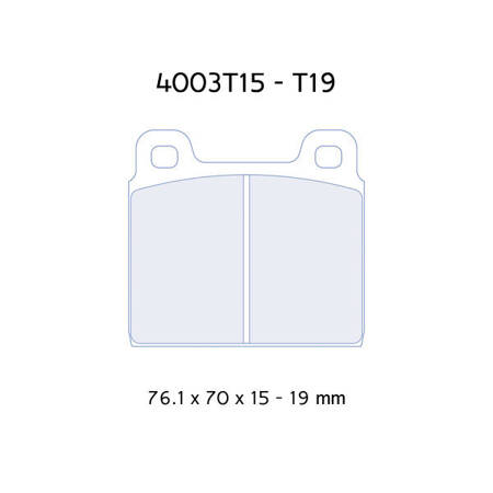 Carbone Lorraine RC5 brake pads - Alfa Romeo 1750 (68-72)