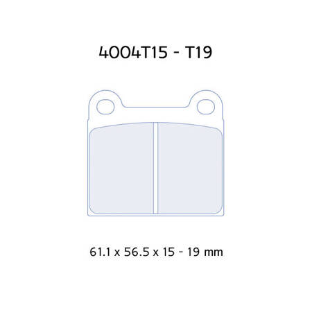 Carbone Lorraine RC5 brake pads - Alfa Romeo Alfetta GT/Sport (75-77)