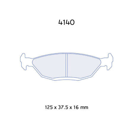 Carbone Lorraine RC5 brake pads - BMW E30 M3 Lucas VA (85-93)