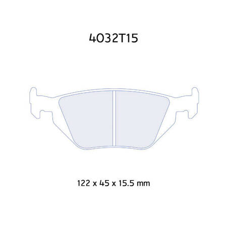 Carbone Lorraine RC5 brake pads - BMW E34 M5 3,5/3,6 (88-97)