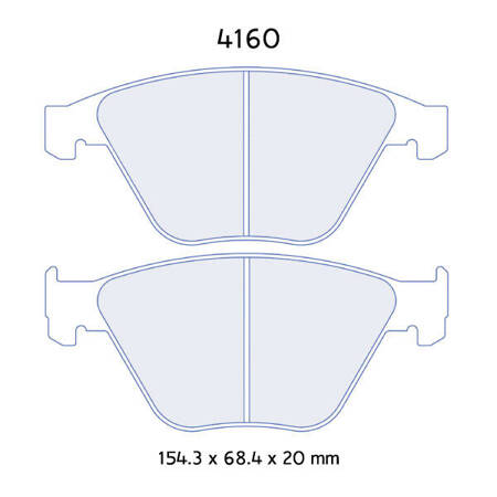 Carbone Lorraine RC5 brake pads - BMW E82 M Coupe (all)