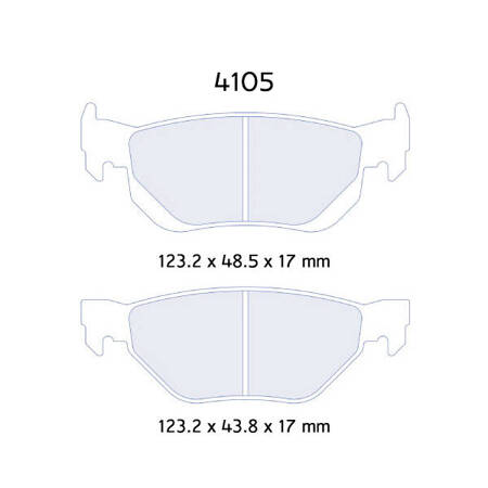 Carbone Lorraine RC5 brake pads - BMW E87 1,8-2,0 (05-)