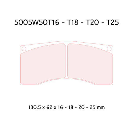 Carbone Lorraine RC5 brake pads - Citroen Saxo 1,6 Kit Car Rallye (all)